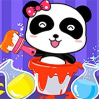 Baby Panda Color Mixing Studio